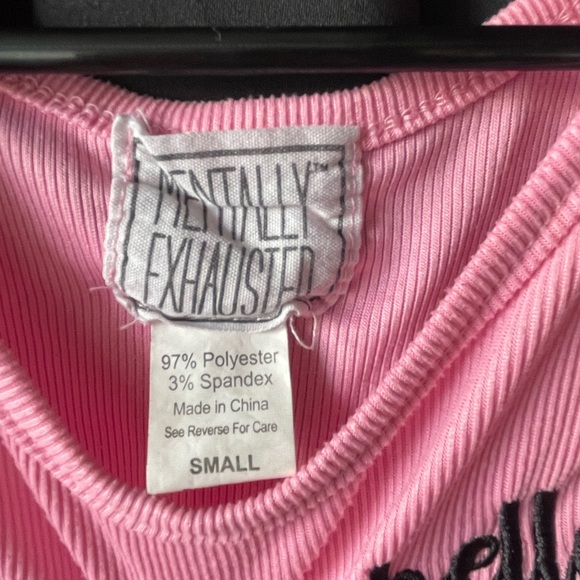 🎄Buy2Get1Free🎄Pink hello darlin tank - Picture 3 of 4